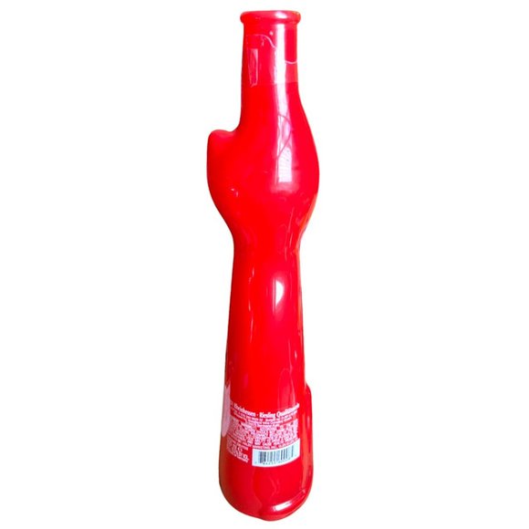 Red HAPPY CAT Opaque Glass Bottle Moselland Reisling Collectible Germany EUC 3-D - Picture 3 of 8